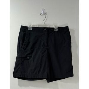 L.L. Bean women’s adjustable waist dark gray trek shorts size 10.  #33-1252